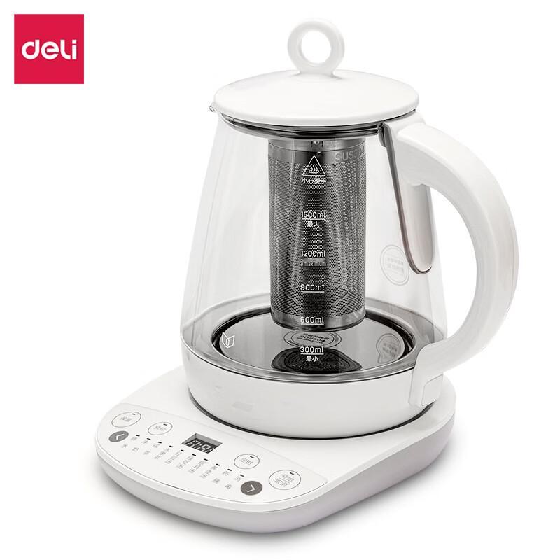 Deli 85614 1.5L Glass Health Kettle