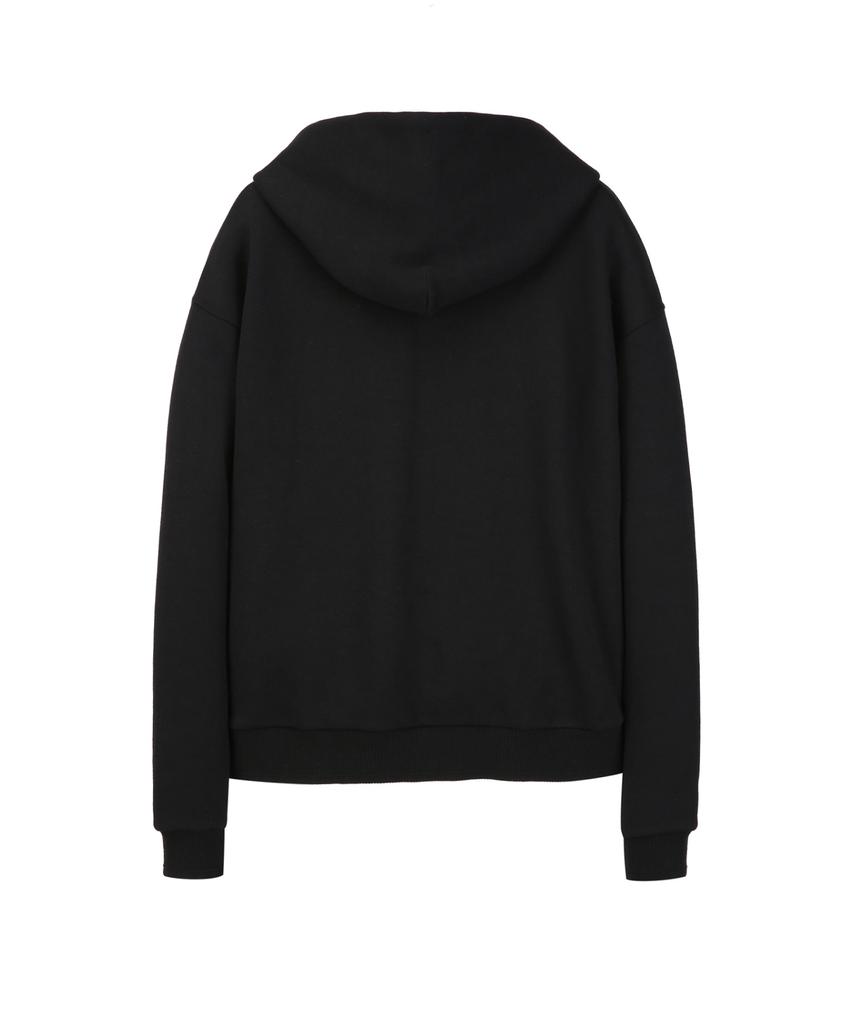 Jillstuart Newyork Men [New York Sweat] Urbanshell Zip-Up Hoodie - Black (Jnts6A802Bk)