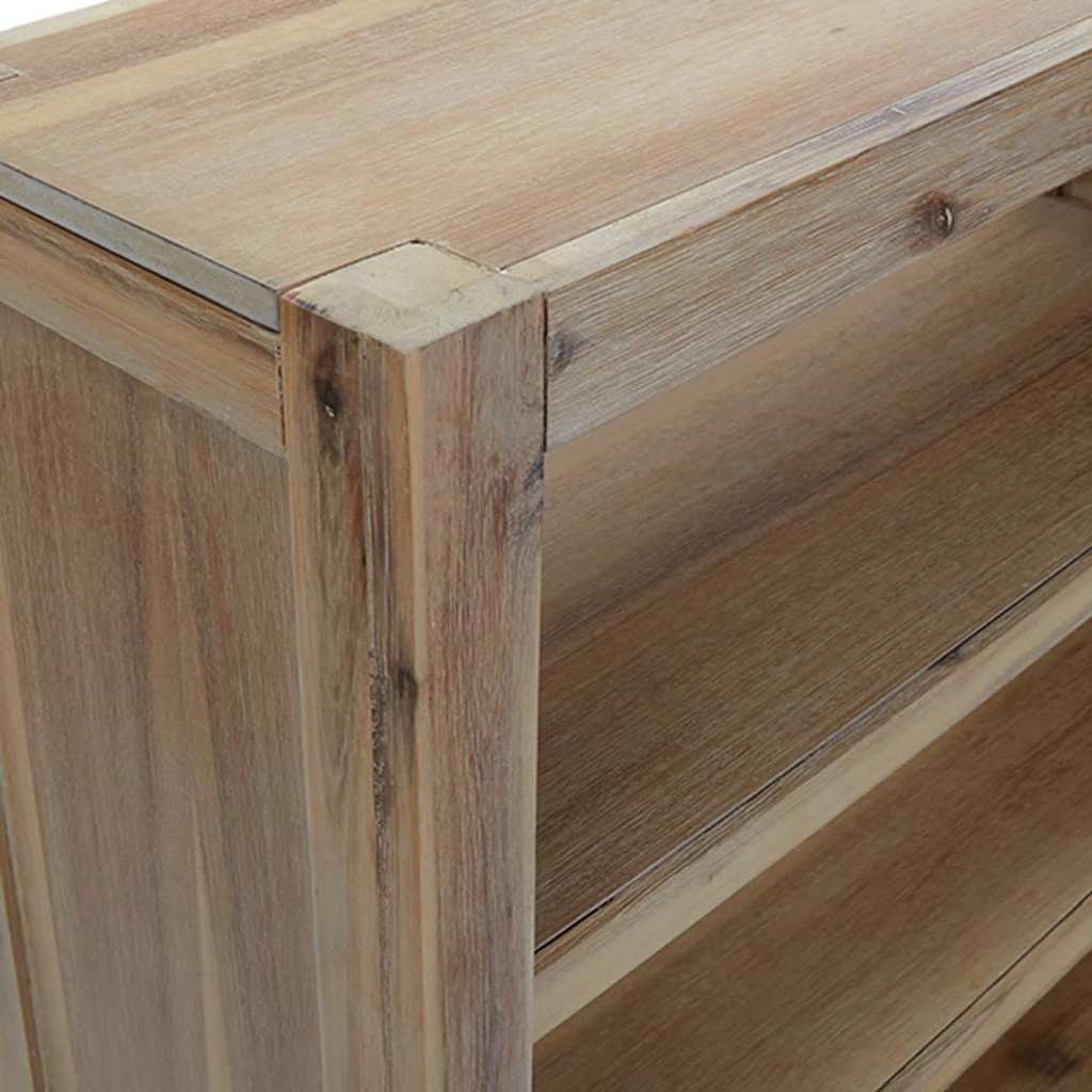Vidaxl Regał Na Książki Z 6 Półkami 80X30X170 Cm, Lite Drewno Akacjowe