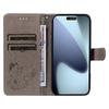 For iPhone 17 Pro Leather Wallet Case Cat Bee Pattern Phone Cover Stand