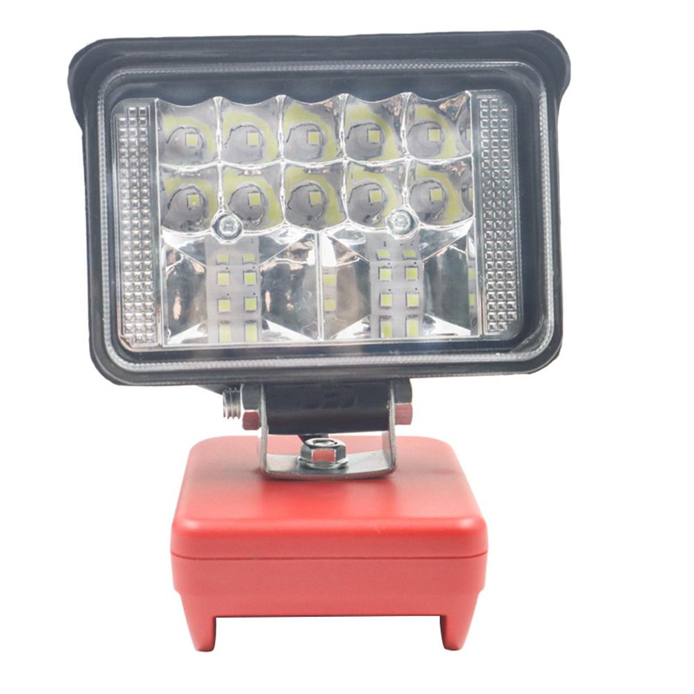 Беспроводной светодиодный рабочий свет 3" 18 светодиодов двойной USB для аккумуляторного инструмента Milwaukee M18 18 В