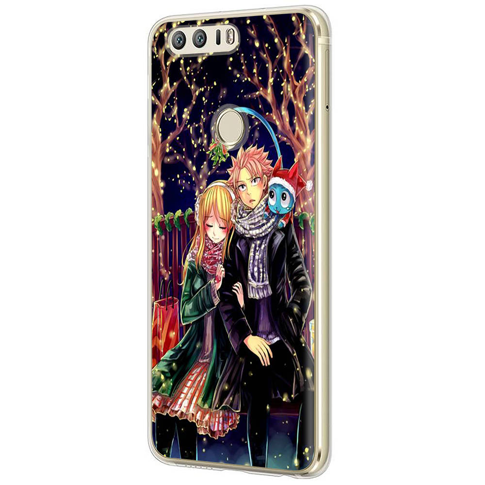 Чехол DT15 Fairy Tail для Samsung A04 A14 A23 A34 A54 M23 M33 M52 M53 Realme 10 9 C30S C35 C55 VIVO Y02S Y21 Y33S Y51 X80 Pro Прозрачная крышка