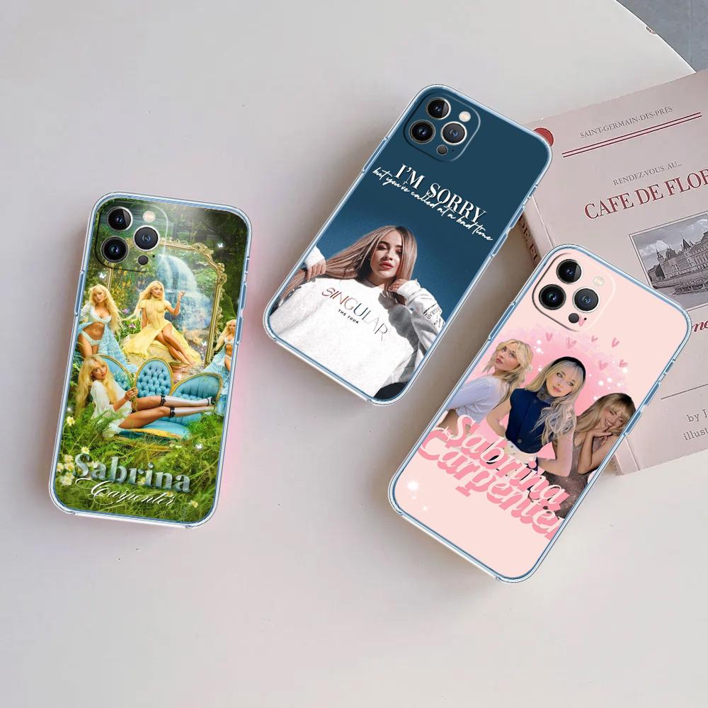 LO86 Сабрина Карпентер Прозрачный чехол-softshell для телефона Samsung Galaxy A04 A04S A14 A23 A34 A54 M23 M33 M52 M53