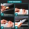 Car Door Welcome Light Led Projector Lamp For Tesla Model 3 Y Model X S Courtesy Lamps