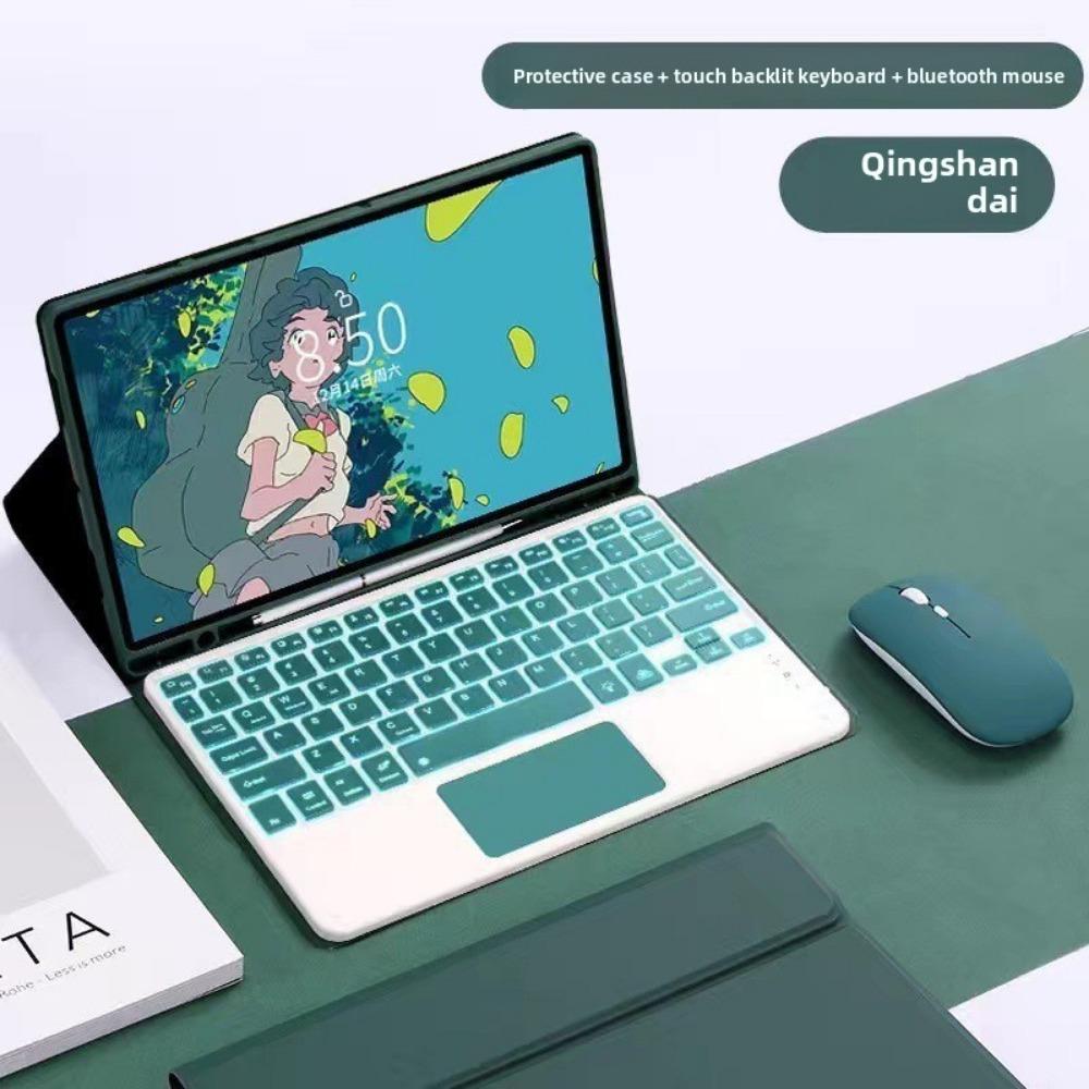 Для Samsung Galaxy Tab S9Ultra чехол с Bluetooth-клавиатурой совместимый S7 S8 S9 FE ультратонкий защитный чехол