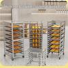 Тележка-стеллаж для выпечки из нержавеющей стали, 30 уровней