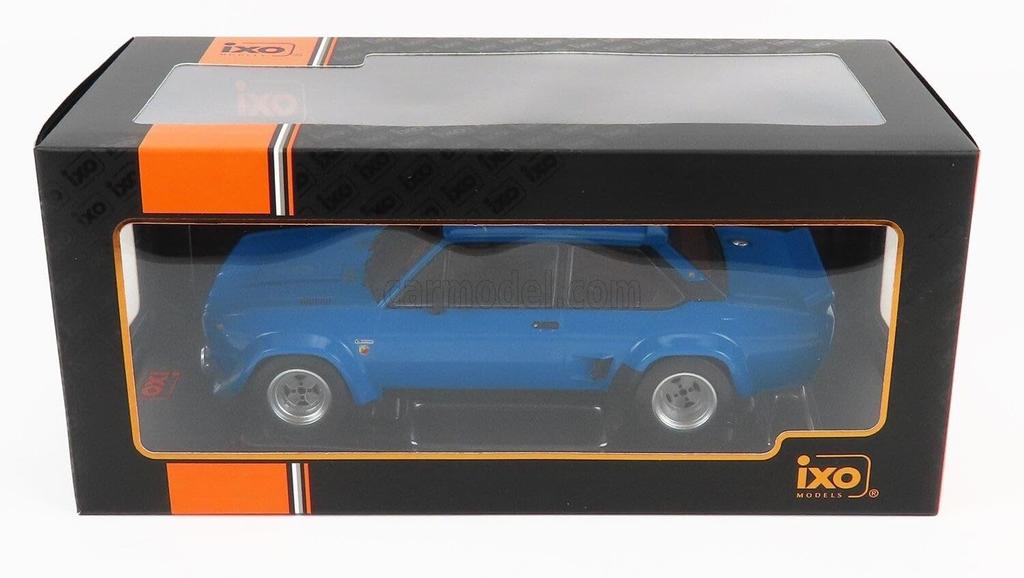 IXO Fiat Abarth Diecast Car Scale FIAT 131 Abarth Rally 1980 1/18 (Blue)