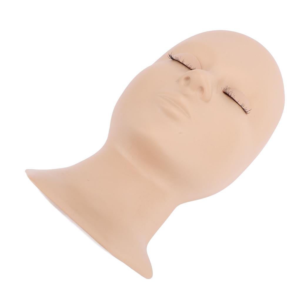 Съемная одинарная складная голова манекена для ресниц, силиконовая учебная модель для макияжа