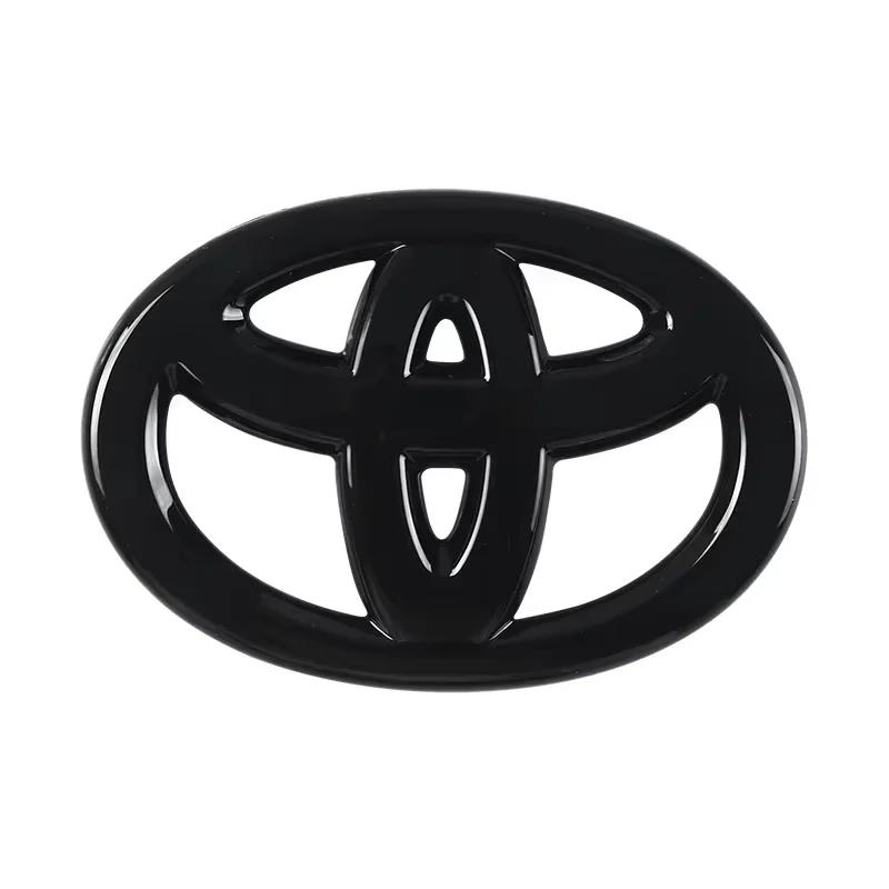 Car Steering Wheel Center Logo Styling Emblem Badge 6.5x4.5cm Sticker for Toyota Corolla Camry RAV4 Yaris Vios Hilux Prius CHR