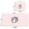 Kawaii Cartoon Animals Mouse Pad Girly Large Computer Office Table Mats XXL Rubber Antislip Gaming Keyboard Mat Long Desk Pads