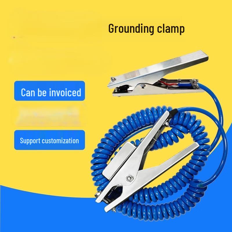 Stainless Steel Grounding Clamp with 3m Cable