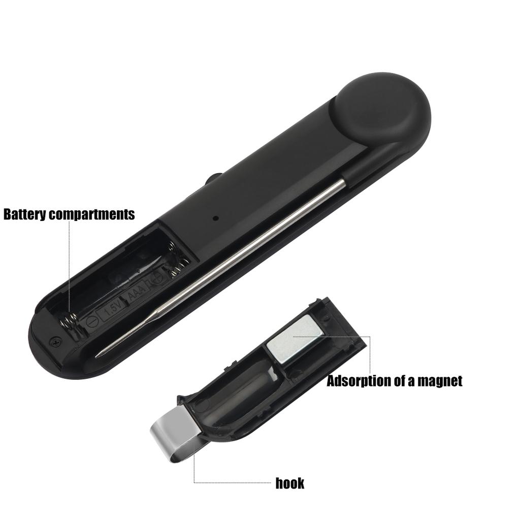 Специально для - Большая скидка Кухонный термометр для мяса Цифровой Термометр для барбекю Пищевой Водный Молочный Градусник Складной Инструменты для приготовления в духовке с магнитом