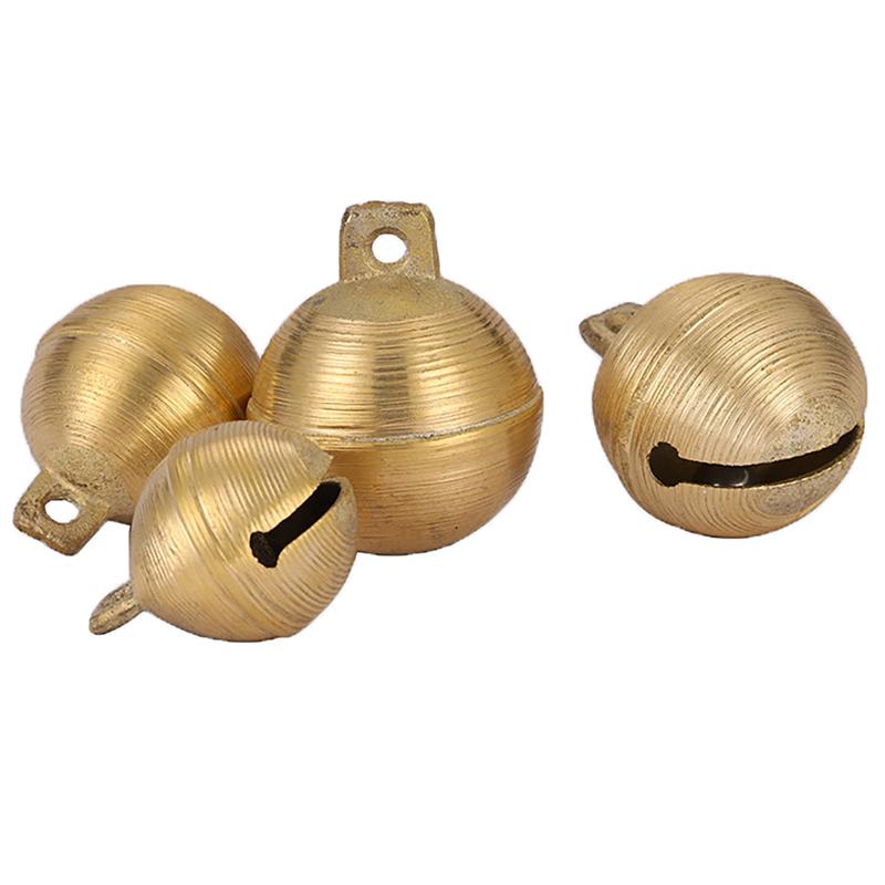 Медные колокольчики для коровы, овцы, лошади, колокольчики для выпаса скота, животноводства, латунный колокольчик