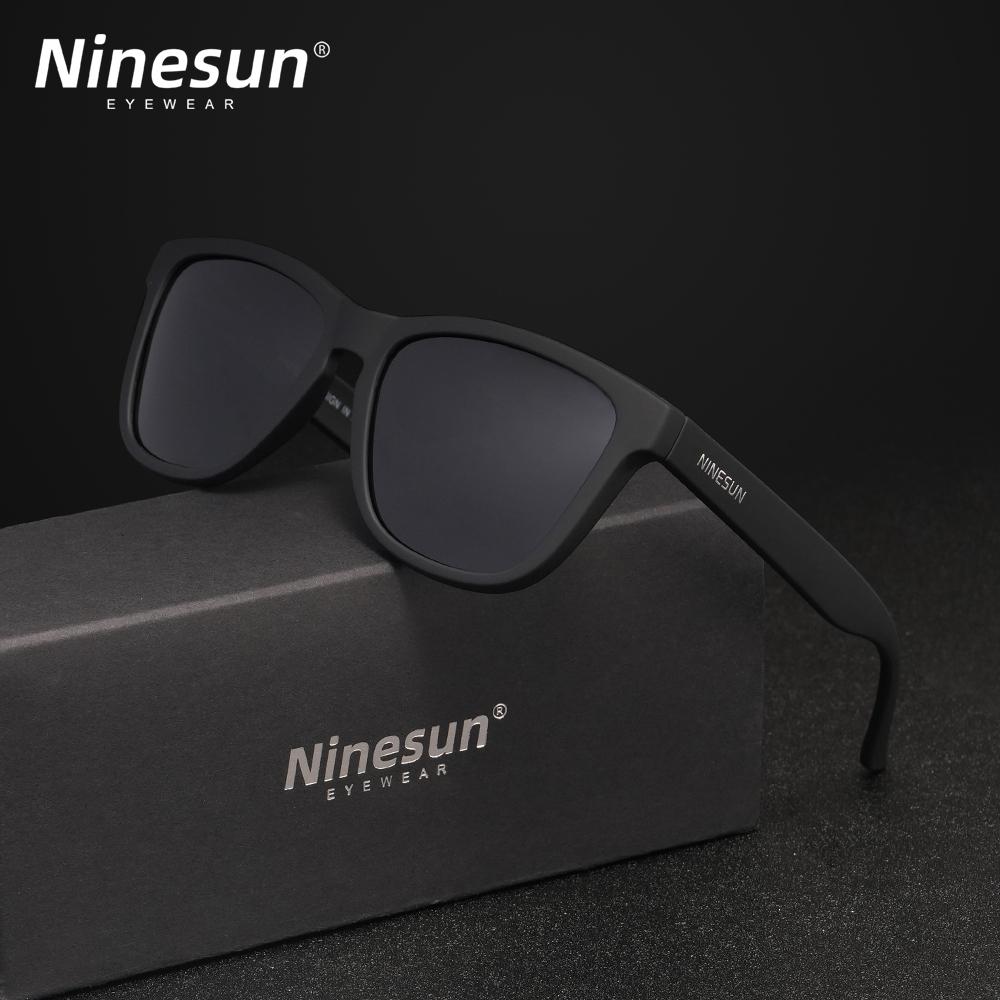 NINESUN Модные мужские солнцезащитные очки поляризованные UV400 солнцезащитные очки сверхлегкие TR90 женские очки для рыбалки вождения на открытом воздухе