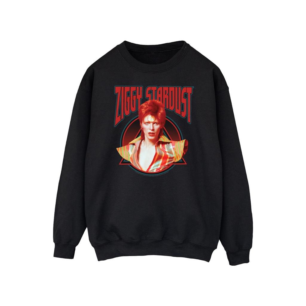 David Bowie Womens/Ladies Ziggy Stardust Sweatshirt