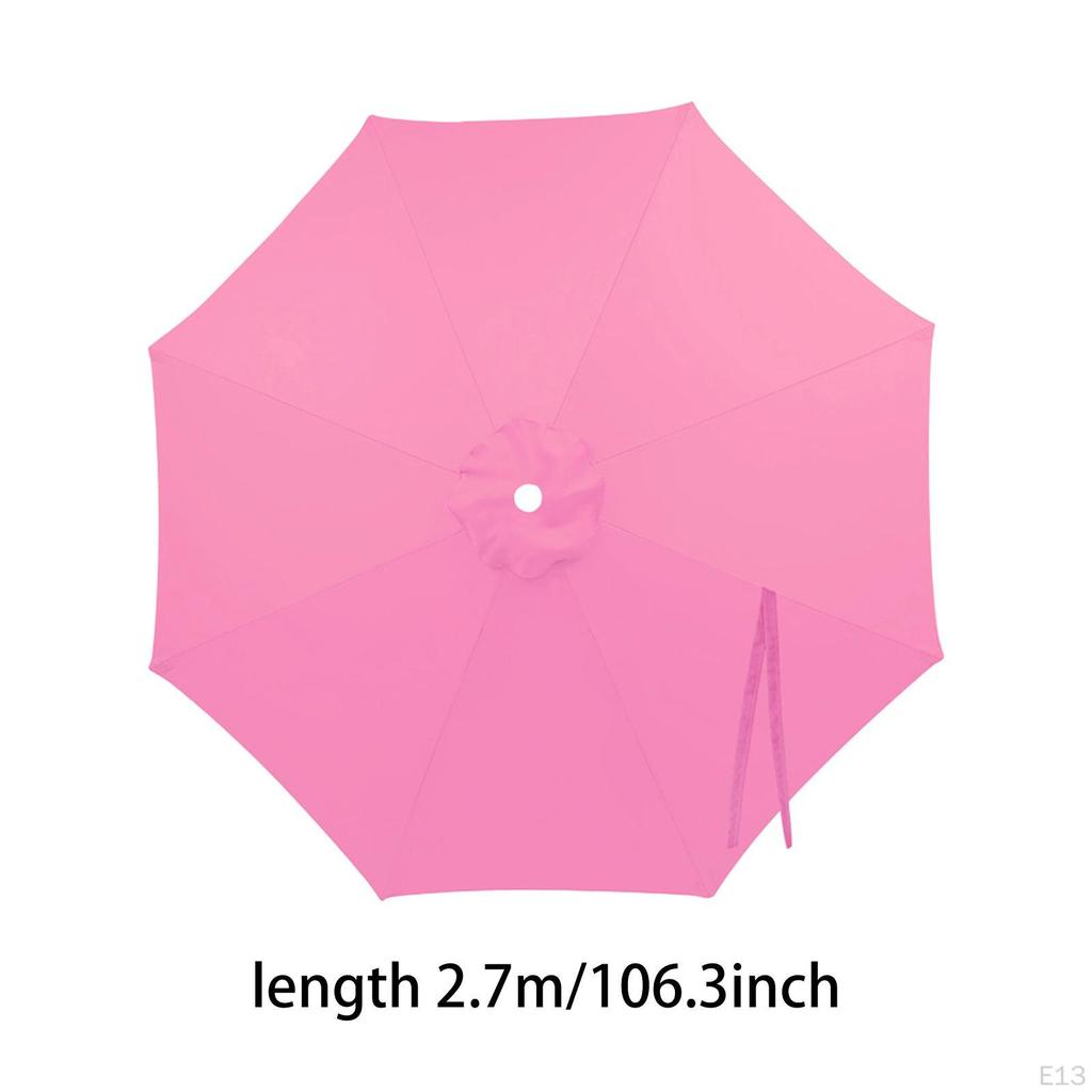 Уличный зонт-стол 6 ребер Ветрозащитный Водоотталкивающий Чехол Замена для Бассейна Двор