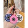 2025 New Barbell Keychain Silicone Dumbbell Keychain Gym Gifts For Gym Lovers Fitness Trainer Gift Backpack Car Key Pendant