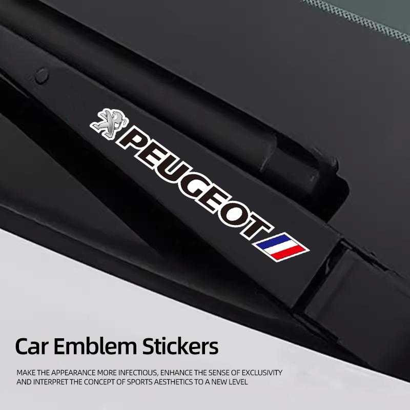 4 Stück Auto-Emblem-Aufkleber Dekoration für Peugeot 5008 408 308 Landtrek 208 2008 3008 Rifter 508 e-Expert e-TRAVELLER 301
