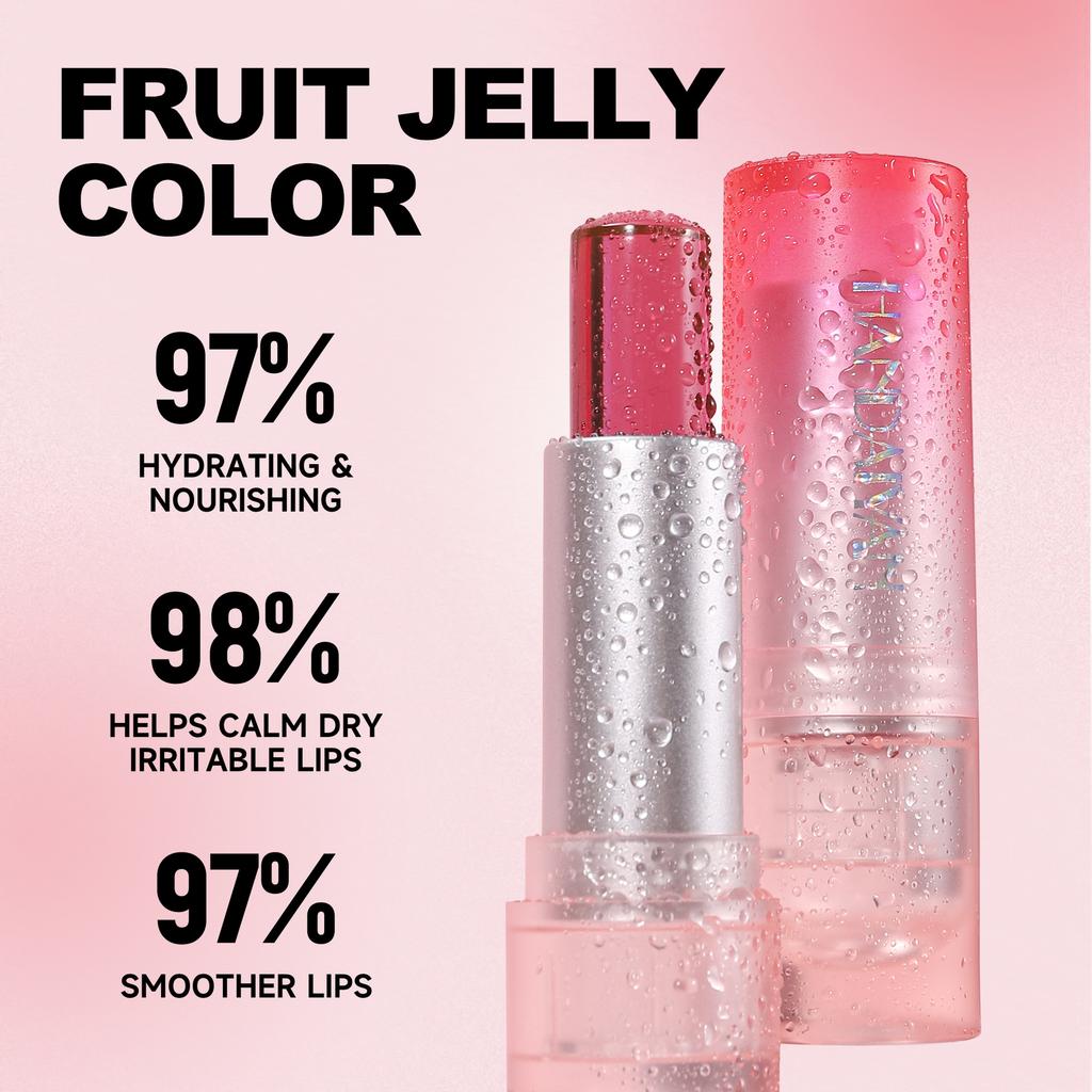 Warm Change Jelly Lip and Cheek Lip Balm Long-lasting Moisturizing Mirror Water Color Changing Lip Balm