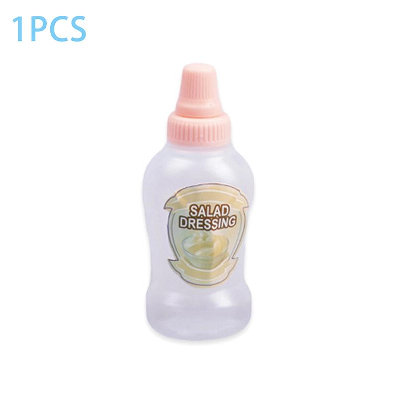 Mini 40ML Portable Small Sauce Container Tomato Gravy Boat Salad Dressing Oil Spray Bottle Ketchup Honey Mustard