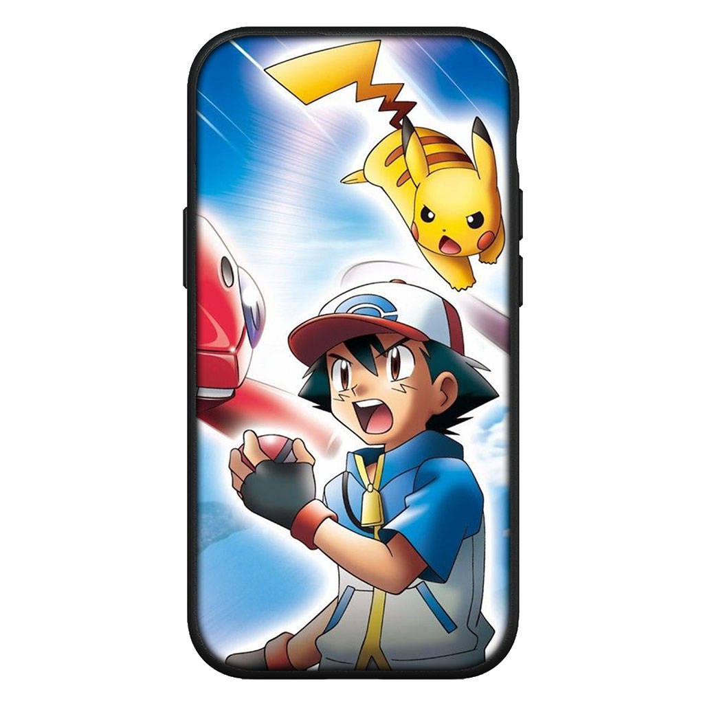 Чехол для iPhone 16 15 Xiaomi Redmi Note 14 13 12 11 Pro Max X 8 16e Samsung Galaxy S25 S24 S23 Moto OPPO Huawei Pokemon Pikachu Bulbasaur Phone Case