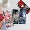Phone Black Case for OnePlus Nord 2 5G 8T 10 9 7 8 Pro 10T For Oppo A53 A16 A15 A54 A74 Silicone Funda Genshin Impact Anime