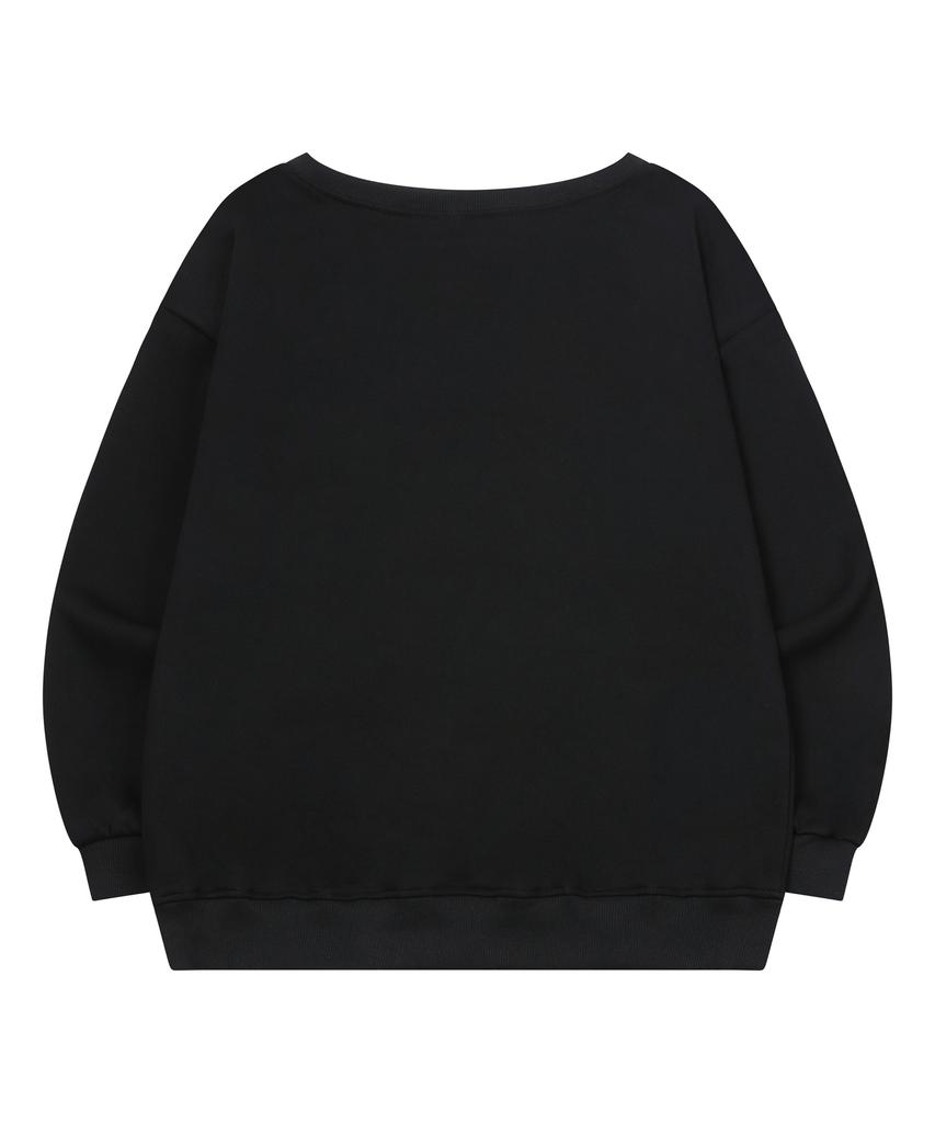 MUCENT Sierra Leopard Heart One-Shoulder Sweatshirt (2 Colors)
