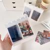 New Transparent Desktop Photo Album 3inch/4inch DIY Photocard Holder Decor Simplicity Idol Card Picture Display Ornament
