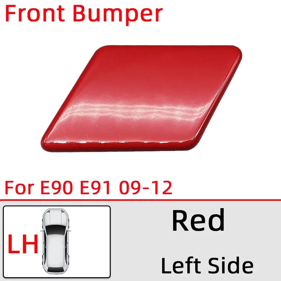 Headlamp Washer Nozzle Cover For BMW 320 325 328 330 335 E90 E91 LCI 2005-2008 2009-2012 Car Headlight Water Spray Lid Painted