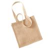 Jute Compact Tote Bag - 10 Liters (Pack of 2)