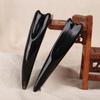 Large Massage Scraping Bar Handhold Trigger Point Black Buffalo Horn Massage Stick Whole Body Massager Nose Scraping Tool