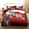 Комплект постельного белья Helltaker Single Twin Full Queen King Size Bed Set Aldult Kid Bedroom Duvetcover Sets Anime Parure de lit Bed