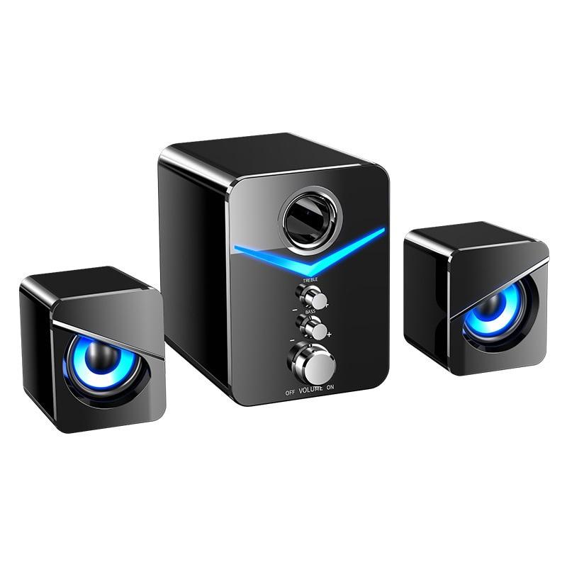Динамический динамик Bluetooth Сабвуфер Открытый стереофонический музыкальный сплит Компьютерный аудиосистема Беспроводное управление