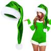 Long Christmas Santa Hat For Adults Unisex, Xmas Velvet Plush Christmas Hat For Holiday Festival Party Decor Costume
