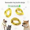 Adjustable High-End Gold Chain Necklace for Dogs and Cats