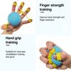 Мяч для тренировки силы захвата рук с эластичной силиконовой кроваткой для пальцев, противоскользящий тренажер с медленным отскоком и восстановлением рук, оборудование для растяжки пальцев