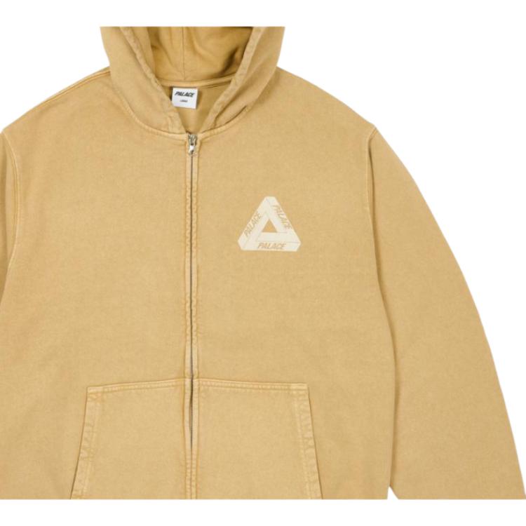 Palace Пигментная стирка Tri-Ferg Hood Stone Unisex Tops Grey P26CS100