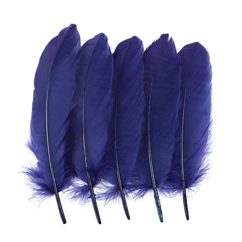 Natural Goose Feathers Dyed Multicolor Swan Feather for Crafts Wedding Jewelry Party Accessories 15-20cm/6-8 Inch