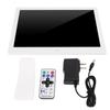 Digital Photo Frame 12in Electronic Photo Album HD MP3 MPEG4 Picture Player with Smart Remote