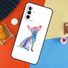 Чихуахуа Лицо Цветочный Чехол для Собаки Для Samsung Galaxy A16 A26 A36 A56 A17 A55 A35 A15 A52 A32 A12 A53 A33 A13 A14 A34 A54