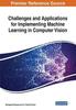 The Challenges and Applications for Implementing Machine Learning In Computer Vision Book