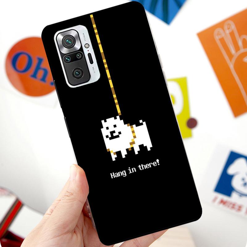 Чехол Undertale Назойливая Собака Для Xiaomi Redmi Note 12 Pro 11 8 9 10 Pro 9S 10S 11S 12S Redmi 12C 10C 9C 10A