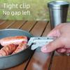 Outdoor Anti-Scalding Food Clip for Camping, BBQ, and Microwave