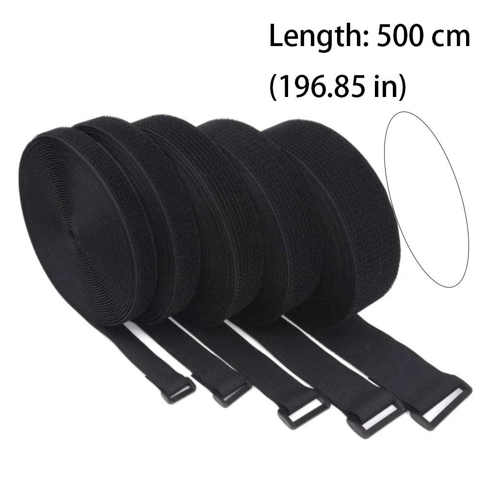 Free Cut Length Hook Loop Straps Reusable Cable Ties Fastener Self Adhesive Straps Securing Strap