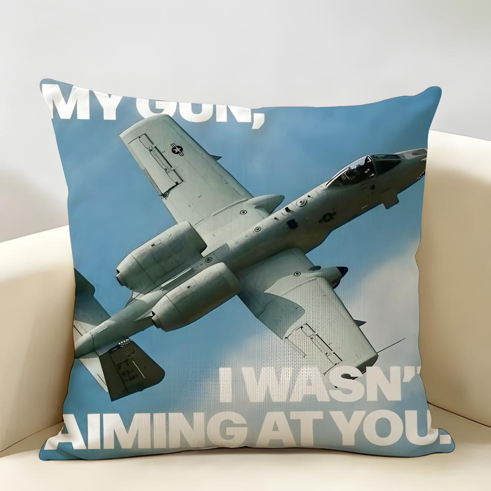 Fighter Jet Cool F B SU Cushion Cover Natural Linen Organic Fabric DoubleSided Printing Room Sofa Decor Pillow Case
