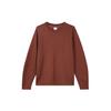 Nike Solid Color Logo Print Loose Crew Neck Sweatshirt Men Sweatshirt Earth-Tone DV9975-231