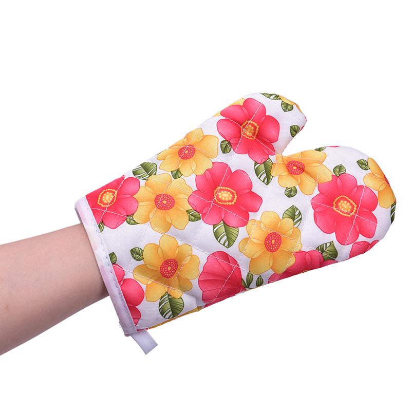 Перчатки для микроволновой печи, кухонные варежки, термостойкие нескользящие перчатки для выпечки