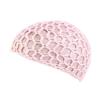 Adjustable Strap Mesh Hair Net Turban Hat Crochet Hair Snood Fashion Black Wig Caps  Women