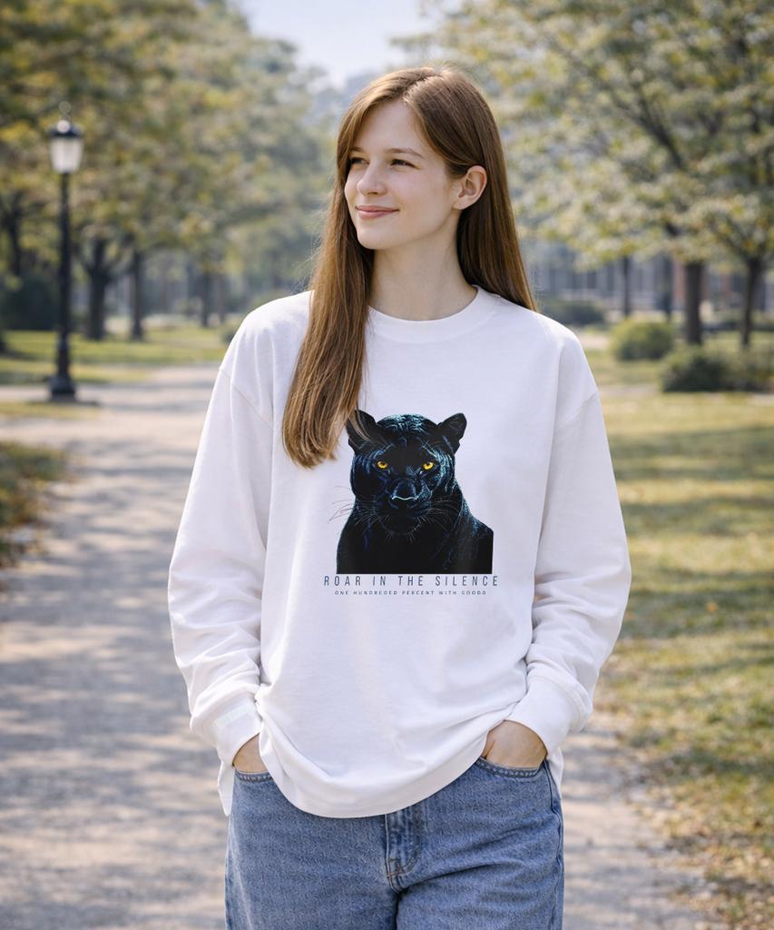 OHP Ohpxgoodd4 Roar In Silence Crew Neck Long Sleeve T-Shirt