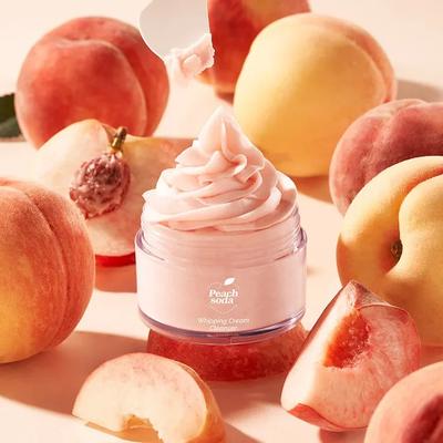 Subuji Очищающее средство 3в1 Упаковка Очищающее средство_[24 часа увлажнения] Очищающая пенка Персиковая содовая 100 г